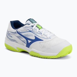 Herren-Tennisschuhe Mizuno Break Shot 5 CC white/dazzling blue/lightning