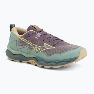 Damen-Laufschuhe Mizuno Wave Daichi 9 granite green/fortune yellow