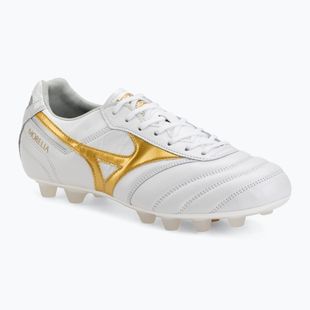 Fußballschuhe Mizuno Morelia II Japan FG white/football gold/galaxy silver