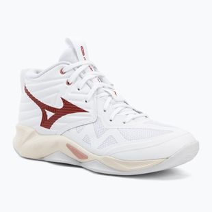 Damen-Volleyballschuhe Mizuno Wave Momentum Pro Mid White/Rose Elegance/Lava Falls