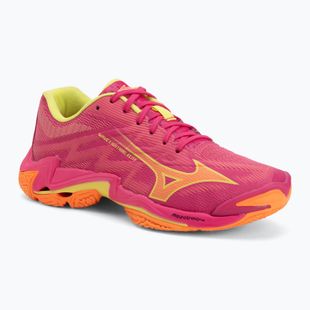 Volleyballschuhe Mizuno Wave Lightning Elite pink tetra/fortune yellow/ligh