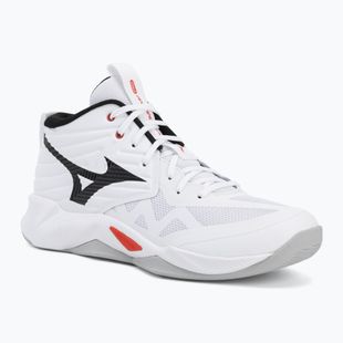 Volleyballschuhe Mizuno Wave Momentum Pro Mid white/black/fiery red