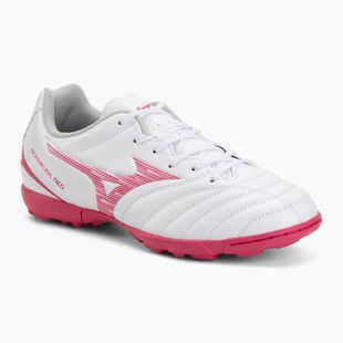 Kinder-Fußballschuhe Mizuno Monarcida Neo III Select Jr AS white/fuchsia purple