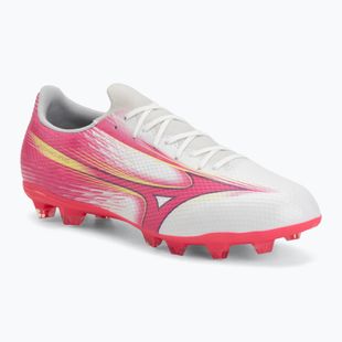 Fußballschuhe Mizuno Alfa III Select FG white/fuchsia purple