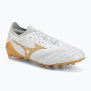 Fußballschuhe Mizuno Morelia Neo IV Beta Elite AG white/mp gold/cool gray 3c