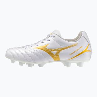 Kinder-Fußballschuhe Mizuno Monarcida Neo III Select FG white/mp gold