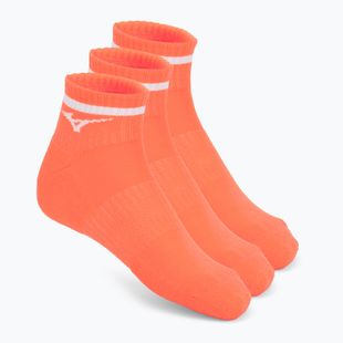 Socken Mizuno Training Mid With Line Lava Orange