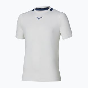 Herren-Tennisshirt Mizuno Tennis Core Short Sleeve Tee white/insignia blue