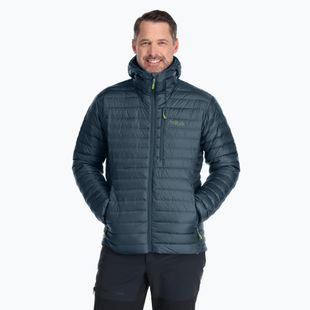 Daunenjacke Herren Rab Microlight Alpine orion blue