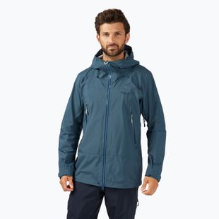 Damen Regenjacke Rab Namche GTX orion blau