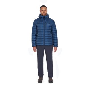 Herren-Daunenjacke Rab Microlight Alpine tempest blue