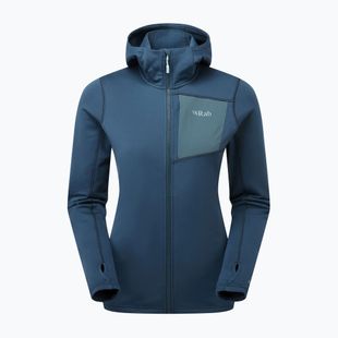 Women's Rab Superflux Hoody Sweatshirt Sturm blau