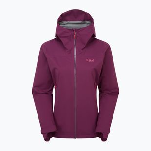 Damen-Regenjacke Rab Downpour Light mulberry