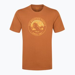 Herren Rab Stance Alpine Peak rot Erde t-shirt