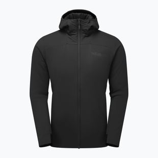 Winddichte Herrenjacke Rab Xenair Alpine Flex schwarz