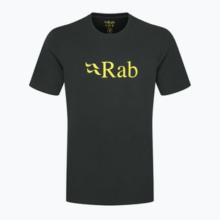 Herren-T-Shirt Rab Stance Logo Beluga/Pollen
