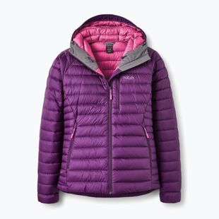 Damen-Daunenjacke Rab Microlight Alpine mulberry