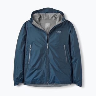Herren-Regenjacke Rab Phantom Mountain tempest blue