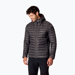 Herren-Daunenjacke Rab Microlight Alpine Hoody graphene