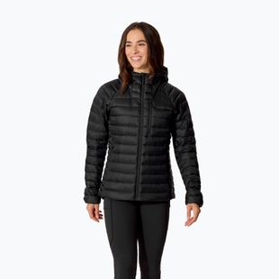 Damen-Daunenjacke Rab Microlight Alpine Hoody black