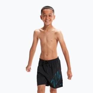 Speedo Herren Hyper Boom Logo 15" Watershort schwarz 8-00318815199 swim shorts