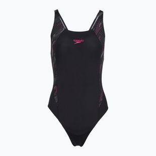 Badeanzug Damen Speedo HyperBoom Splice Muscleback black/electric pink