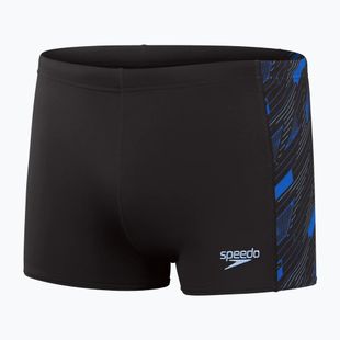 Speedo Hyperboom schwarz/neugierig blau/true cobalt Badehose