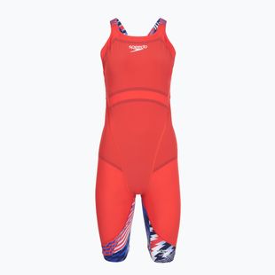 Schwimmanzug Speedo Fastskin LZR Ignite Kneeskin flame red/bolt/white