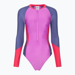 Einteiler Badeanzug Damen Speedo Colour Block neon violet