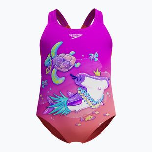 Speedo Digital Printed diva Kinder-Badeanzug einteilig