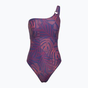 Speedo Damen einteiliger Badeanzug Shaping Printed Asymmetric hapuna blau
