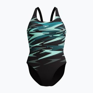Damen Badeanzug Speedo Hyperboom Placement Muscleback dark teal