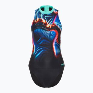 Einteiler Badeanzug Damen Speedo Printed Hydrasuit speedo black