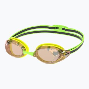Schwimmbrille Speedo Vanquisher 3.0 Mirrored hyper yellow/grey/ablaze mirror