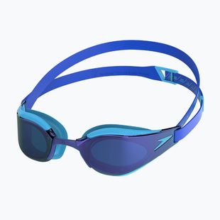 Speedo Fastskin Hyper Elite Mirror Kinderschwimmbrille picton blue / cobalt / iris