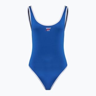 Speedo Solid Bound Scoop Türkisches Meer Damen Badeanzug einteilig