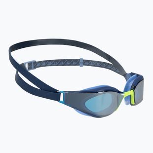 Speedo Fastskin Hyper Elite Mirror Nacht / Kobalt / Silber Spiegel schwimmen Schwimmbrille