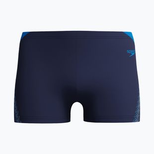 Herren-Schwimmboxershorts Speedo Hyper Boom Splice true peacoat/lagoon blue