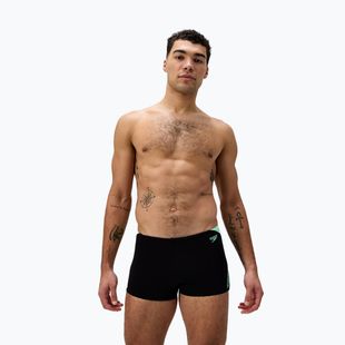 Herren-Schwimmshorts Speedo Hyper Boom Splice schwarz/alfalfa grün