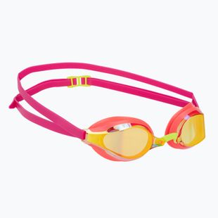 Schwimmbrille Speedo Fastskin Speedsocket 2 Mirror neon melon/vermilion/gold mirror