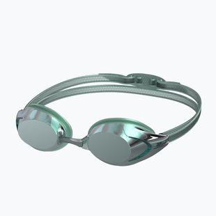 Schwimmbrille Speedo Vanquisher 3.0 Mirror Ltd storm green/grey/emerald matte mirror ltd