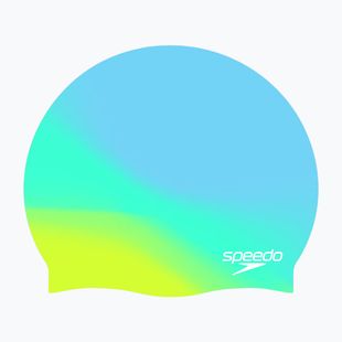 Kinder-Schwimmkappe Speedo Multi Colour Silicone Junior angelic blue/fish tank/bitter melon