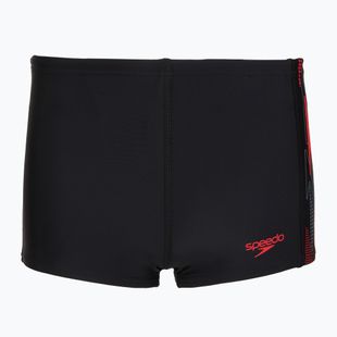  Jungen-Badeboxer Speedo Plastisol Placement Aquashort anthracite/hrr