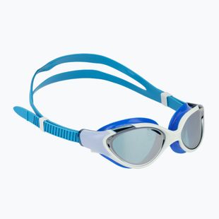 Damen-Schwimmbrille Speedo Biofuse 2.0 Mirror light honeydew/cobalt/silver mirror