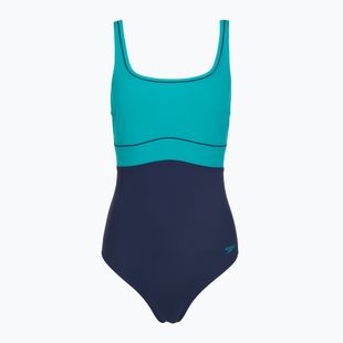Damen-Einteiler Badeanzug Speedo Shaping Contour Eclipse peacock teal/peacoat