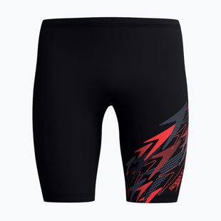 Jammer-Badehose für Herren Speedo Medley Logo Jammer anthracite/hrr