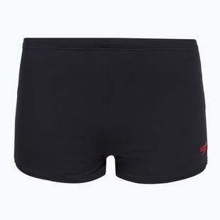Herren-Badeboxer Speedo Hyperboom Aquashort anthracite/high risk red