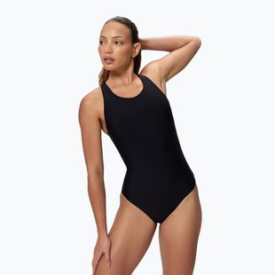 Einteiliger Damen-Badeanzug Speedo Colorblock Ultraback 2.0 anthracite