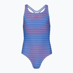 Kinder Badeanzug Speedo Stripe Print Medalist periwinkle blue