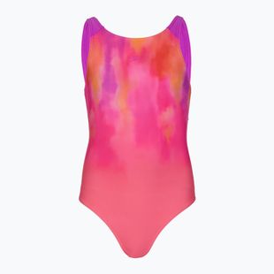 Kinder-Einteiliger Badeanzug Speedo Print Pulseback pink/neon violett